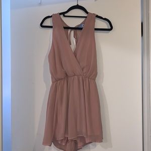 Blush pink romper